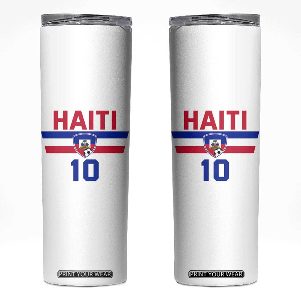 Haiti Haitian Flag Skinny Tumbler Proud Haitienne Cheer Country Favorite Spirit Game Caribbean Souvenir