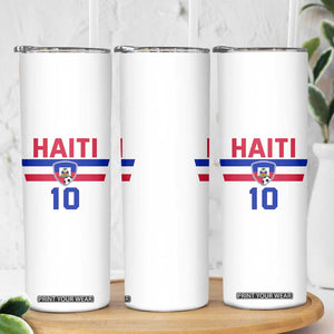 Haiti Haitian Flag Skinny Tumbler Proud Haitienne Cheer Country Favorite Spirit Game Caribbean Souvenir