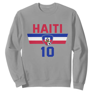 Haiti Haitian Flag Sweatshirt Proud Haitienne Cheer Country Favorite Spirit Game Caribbean Souvenir