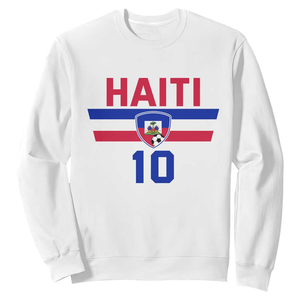 Haiti Haitian Flag Sweatshirt Proud Haitienne Cheer Country Favorite Spirit Game Caribbean Souvenir