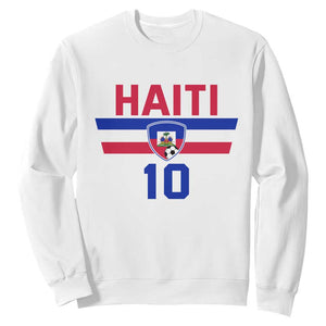 Haiti Haitian Flag Sweatshirt Proud Haitienne Cheer Country Favorite Spirit Game Caribbean Souvenir