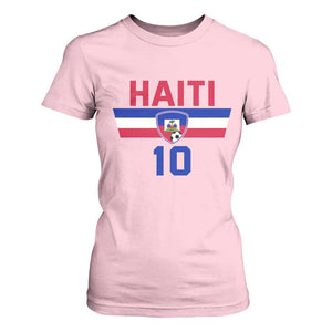 Haiti Haitian Flag T Shirt For Women Proud Haitienne Cheer Country Favorite Spirit Game Caribbean Souvenir