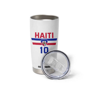 Haiti Haitian Flag Tumbler Cup Proud Haitienne Cheer Country Favorite Spirit Game Caribbean Souvenir