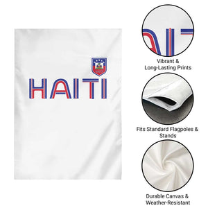 Haiti Flag Crest Garden Flag Haitian Pride National Heritage Patriotic Graphic