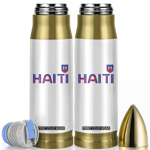 Haiti Flag Crest Bullet Tumbler Haitian Pride National Heritage Patriotic Graphic