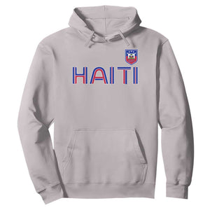 Haiti Flag Crest Hoodie Haitian Pride National Heritage Patriotic Graphic