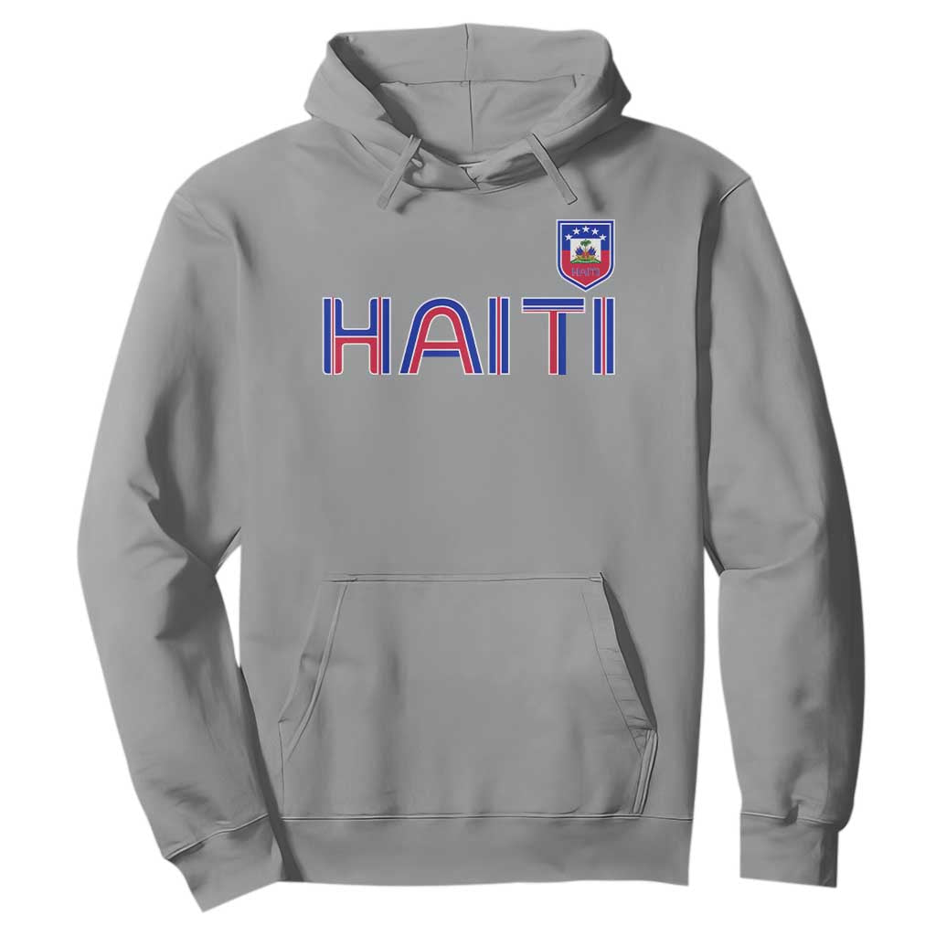 Haiti Flag Crest Hoodie Haitian Pride National Heritage Patriotic Graphic