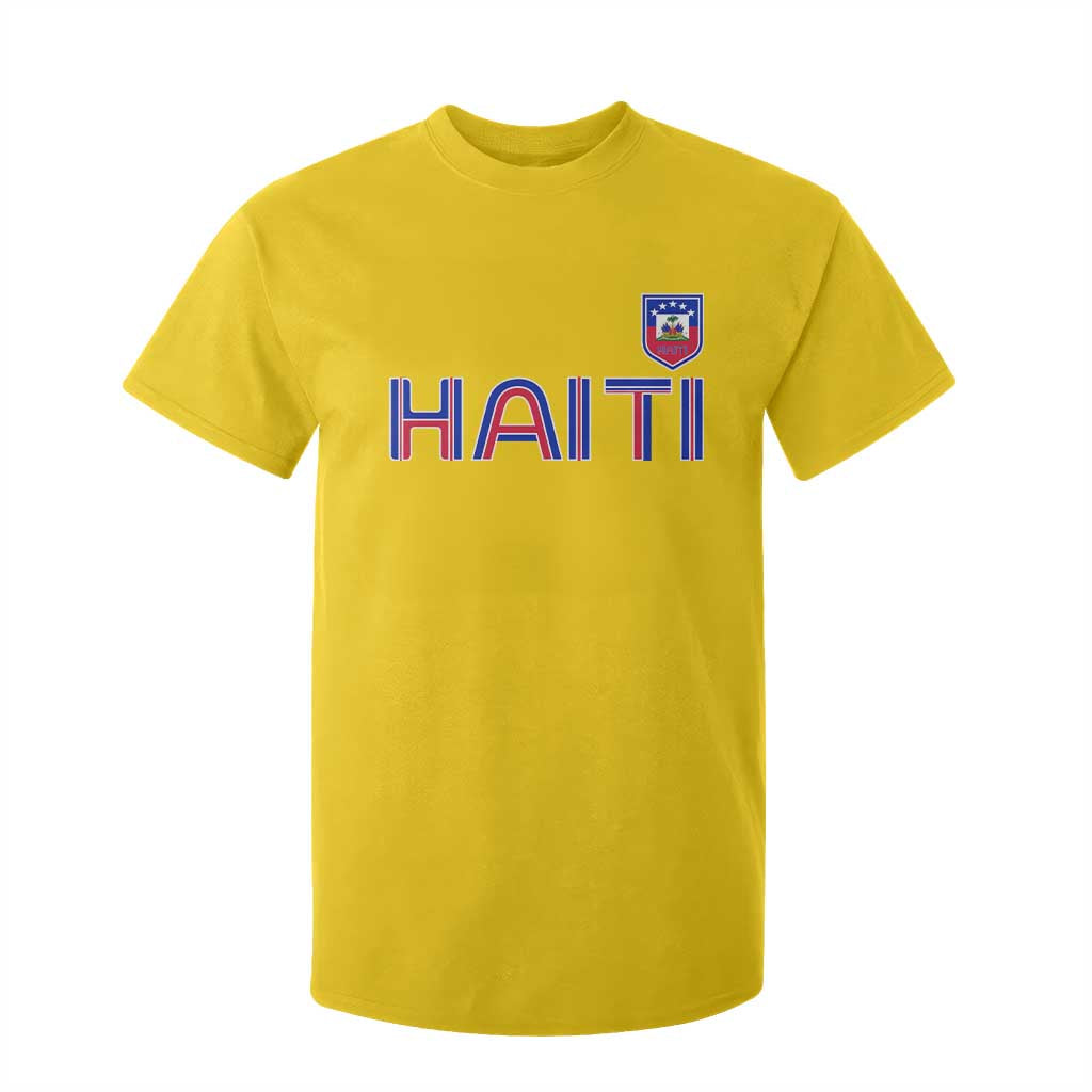 Haiti Flag Crest T Shirt For Kid Haitian Pride National Heritage Patriotic Graphic