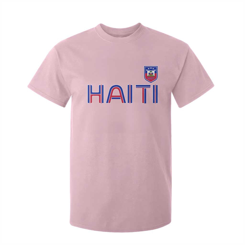 Haiti Flag Crest T Shirt For Kid Haitian Pride National Heritage Patriotic Graphic