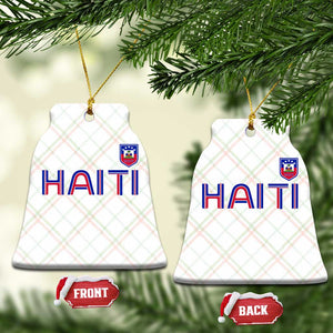 Haiti Flag Crest Ceramic Ornament Haitian Pride National Heritage Patriotic Graphic