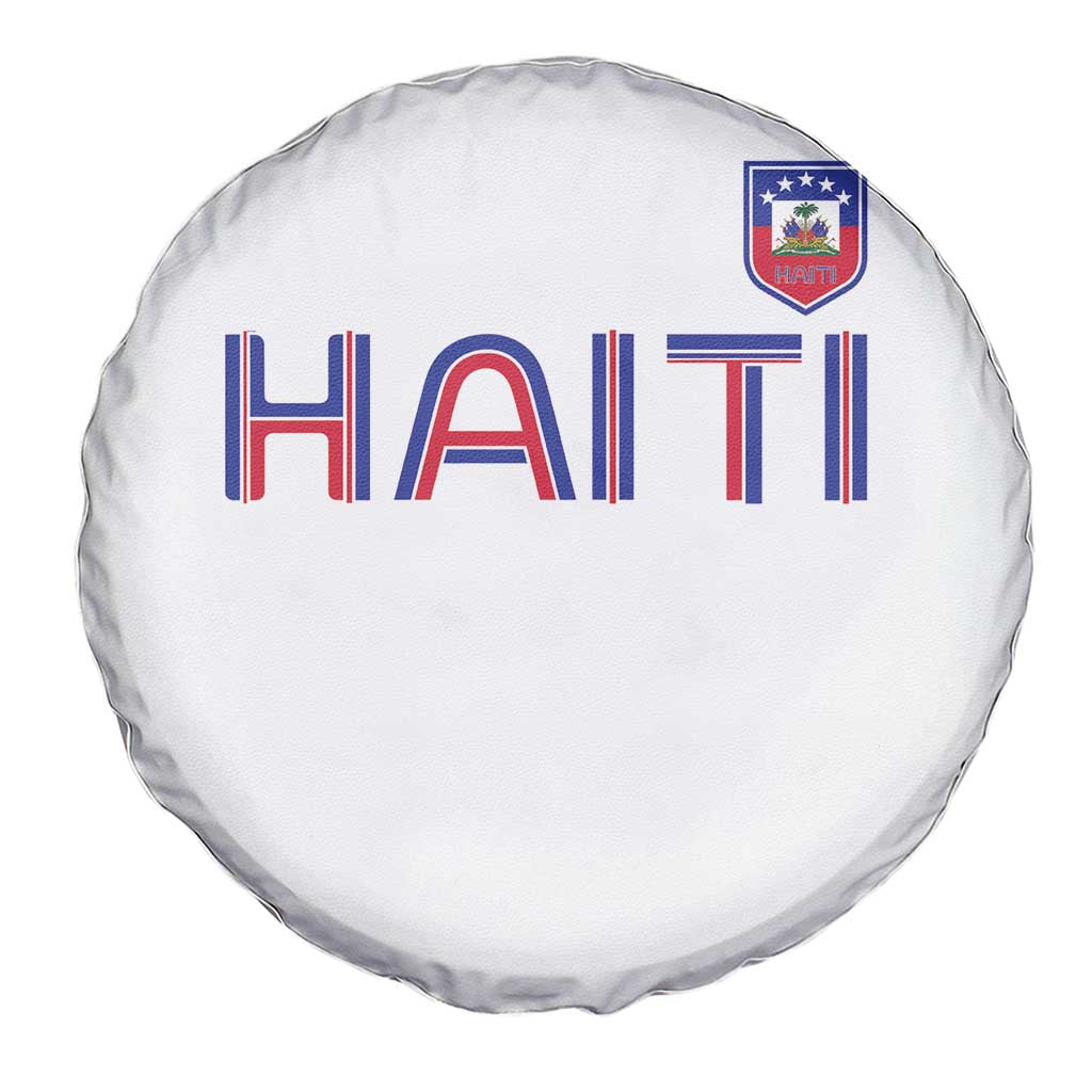 Haiti Flag Crest Spare Tire Cover Haitian Pride National Heritage Patriotic Graphic
