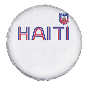 Haiti Flag Crest Spare Tire Cover Haitian Pride National Heritage Patriotic Graphic