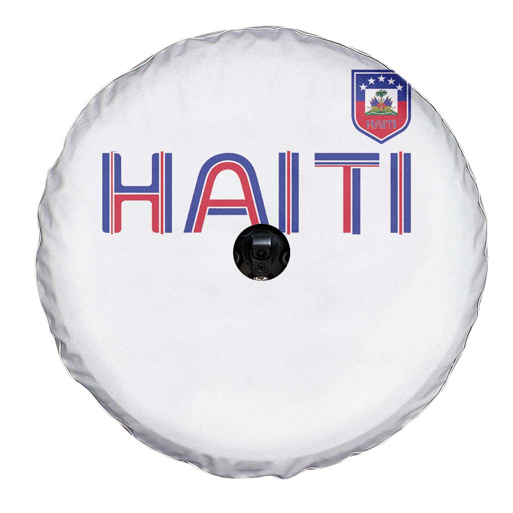 Haiti Flag Crest Spare Tire Cover Haitian Pride National Heritage Patriotic Graphic