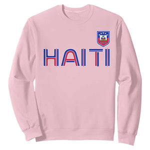 Haiti Flag Crest Sweatshirt Haitian Pride National Heritage Patriotic Graphic