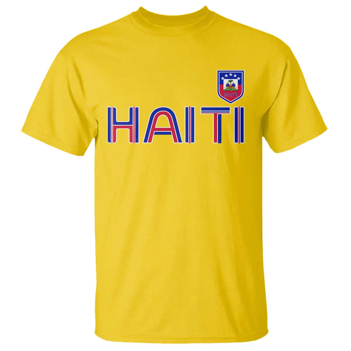 Haiti Flag Crest T Shirt Haitian Pride National Heritage Patriotic Graphic