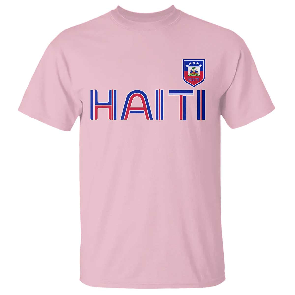 Haiti Flag Crest T Shirt Haitian Pride National Heritage Patriotic Graphic