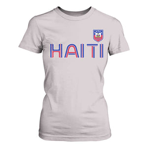 Haiti Flag Crest T Shirt For Women Haitian Pride National Heritage Patriotic Graphic