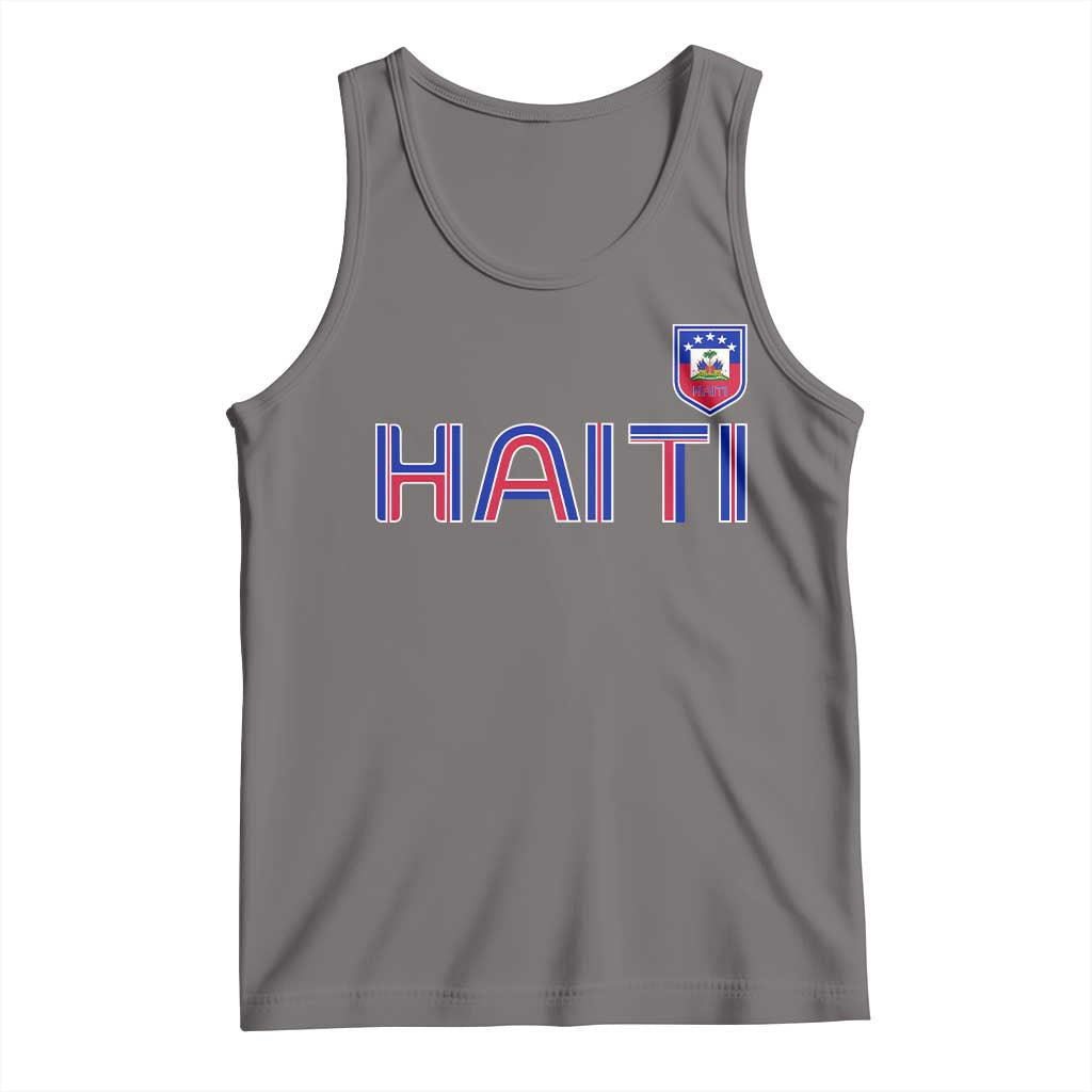 Haiti Flag Crest Tank Top Haitian Pride National Heritage Patriotic Graphic