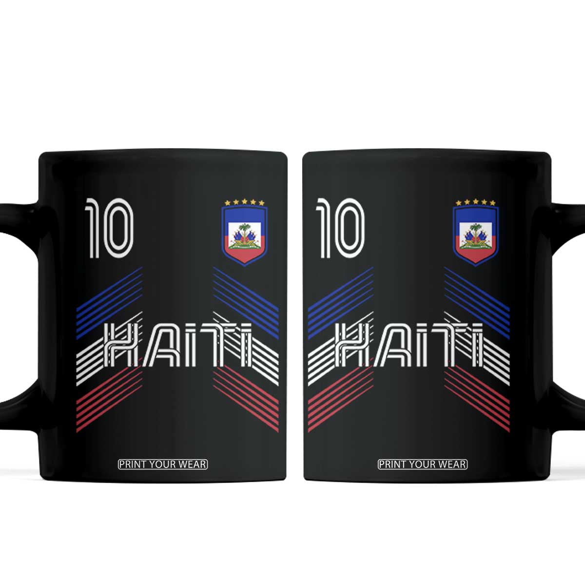 Haiti Soccer Coffee Mug Haitian Football Fan Pride National Team Support Graphic