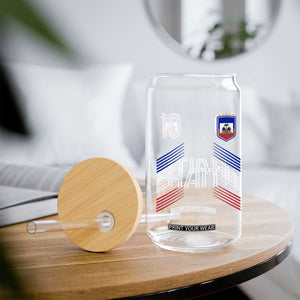 Haiti Soccer Glass Can Haitian Football Fan Pride National Team Support Graphic