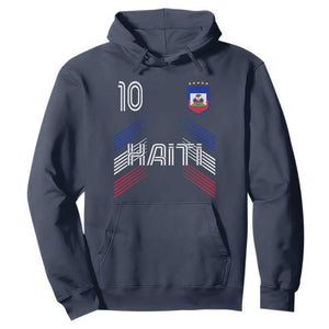 Haiti Soccer Hoodie Haitian Football Fan Pride National Team Support Graphic