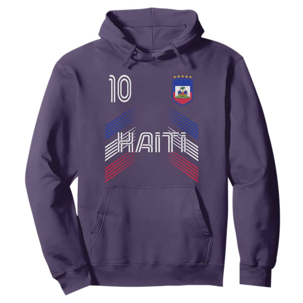 Haiti Soccer Hoodie Haitian Football Fan Pride National Team Support Graphic