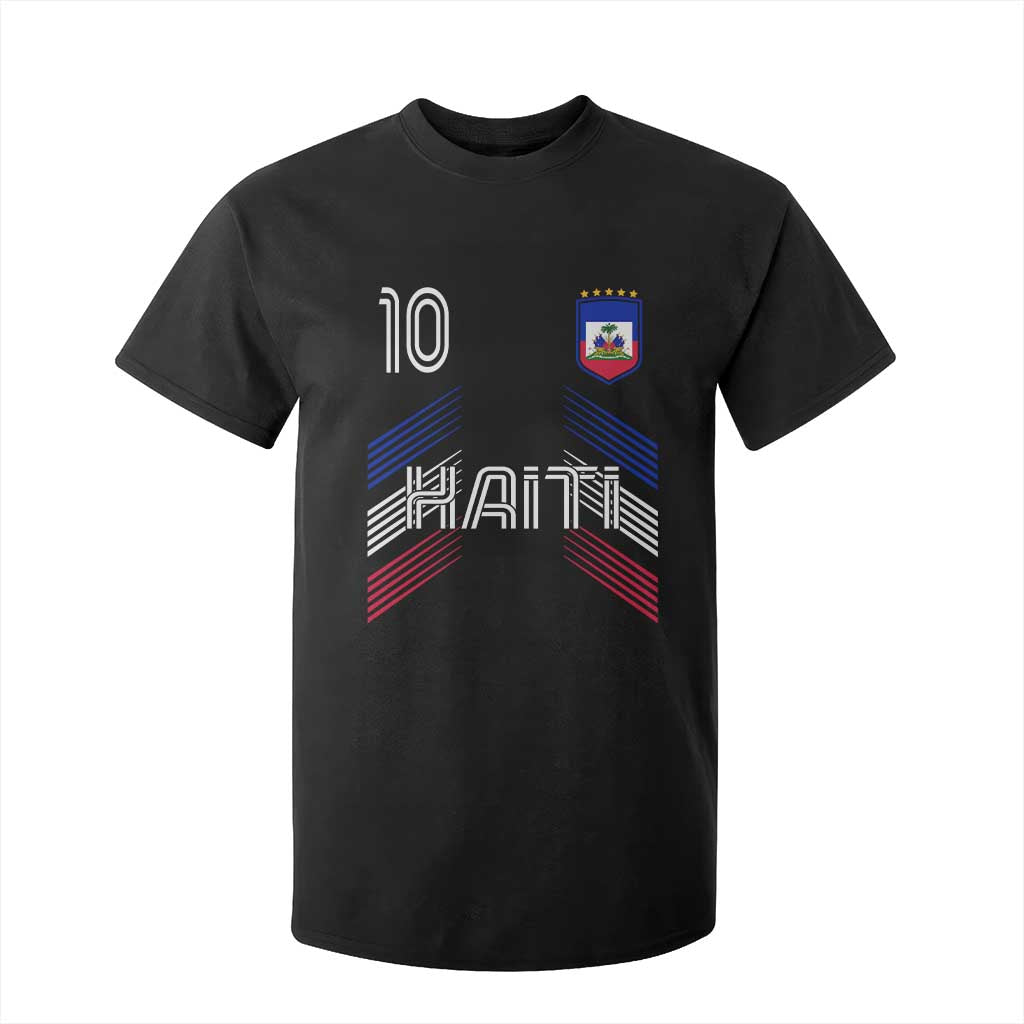 Haiti Soccer T Shirt For Kid Haitian Football Fan Pride National Team Support Graphic