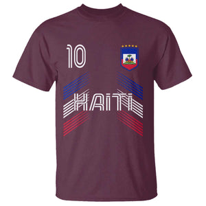 Haiti Soccer T Shirt Haitian Football Fan Pride National Team Support Graphic