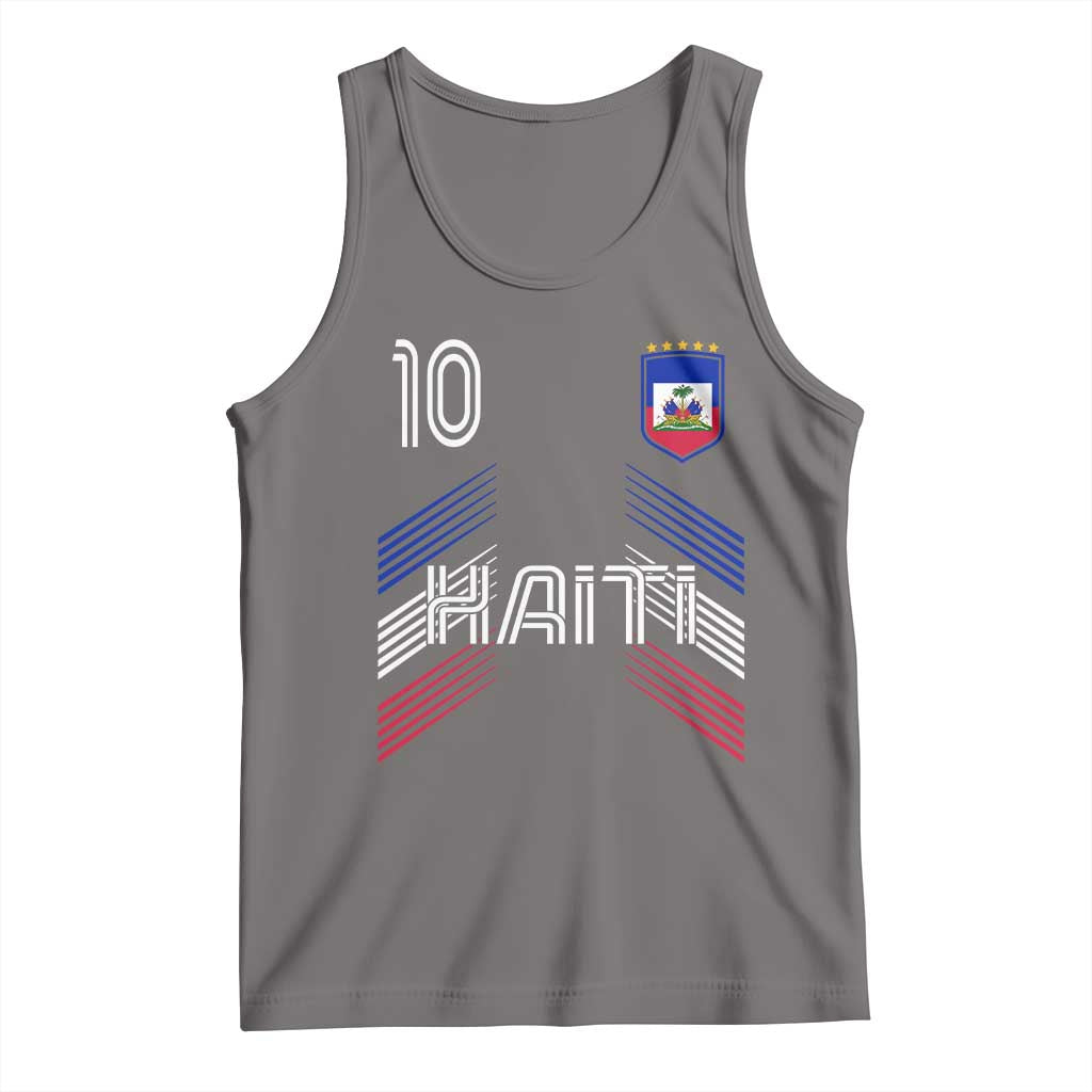 Haiti Soccer Tank Top Haitian Football Fan Pride National Team Support Graphic