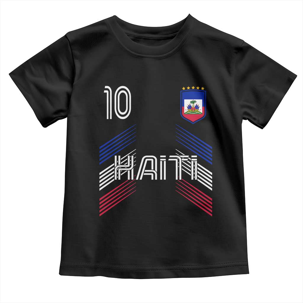 Haiti Soccer Toddler T Shirt Haitian Football Fan Pride National Team Support Graphic