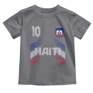 Haiti Soccer Toddler T Shirt Haitian Football Fan Pride National Team Support Graphic