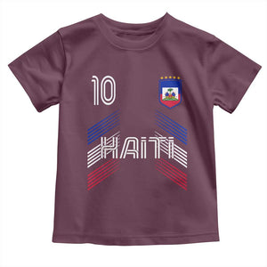 Haiti Soccer Toddler T Shirt Haitian Football Fan Pride National Team Support Graphic