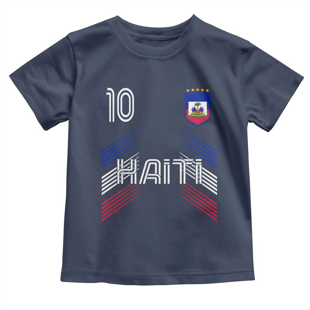 Haiti Soccer Toddler T Shirt Haitian Football Fan Pride National Team Support Graphic