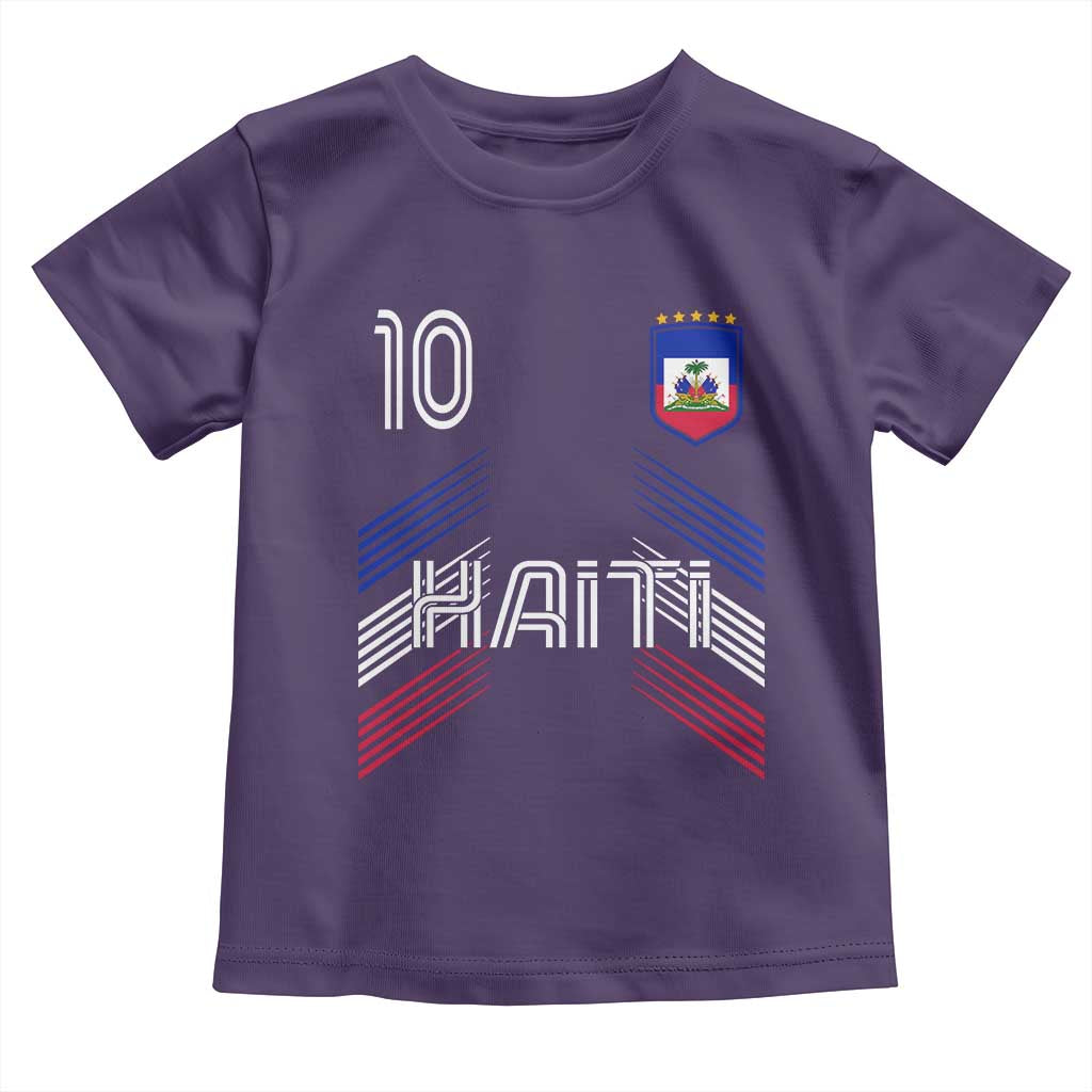 Haiti Soccer Toddler T Shirt Haitian Football Fan Pride National Team Support Graphic