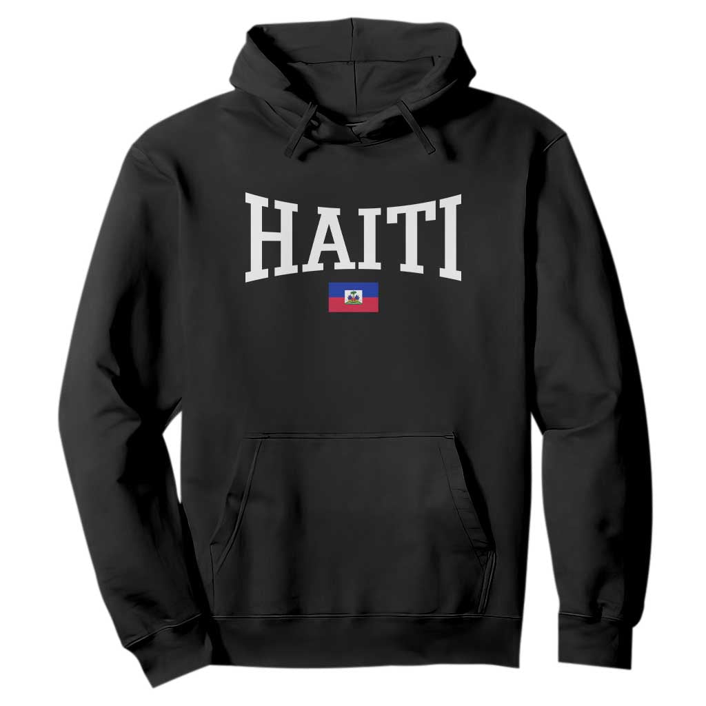 Haiti Haitian Flag Caribbean Souvenir Hoodie Vintage Varsity Sports