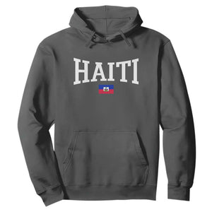 Haiti Haitian Flag Caribbean Souvenir Hoodie Vintage Varsity Sports