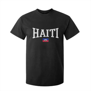 Haiti Haitian Flag Caribbean Souvenir T Shirt For Kid Vintage Varsity Sports