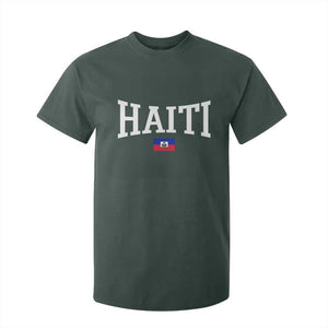 Haiti Haitian Flag Caribbean Souvenir T Shirt For Kid Vintage Varsity Sports