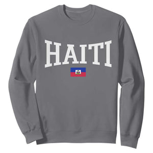 Haiti Haitian Flag Caribbean Souvenir Sweatshirt Vintage Varsity Sports