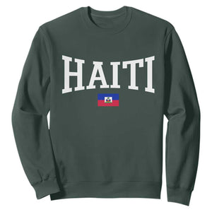 Haiti Haitian Flag Caribbean Souvenir Sweatshirt Vintage Varsity Sports