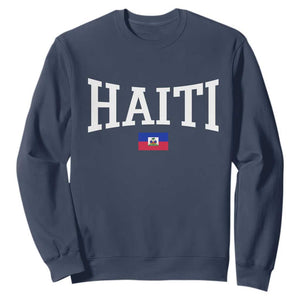 Haiti Haitian Flag Caribbean Souvenir Sweatshirt Vintage Varsity Sports