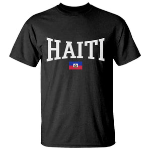 Haiti Haitian Flag Caribbean Souvenir T Shirt Vintage Varsity Sports