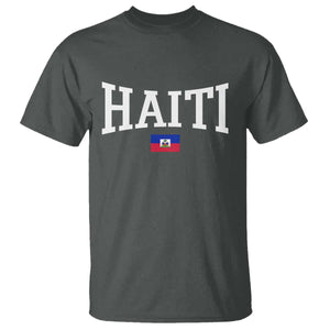 Haiti Haitian Flag Caribbean Souvenir T Shirt Vintage Varsity Sports
