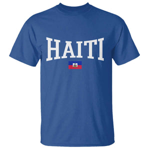 Haiti Haitian Flag Caribbean Souvenir T Shirt Vintage Varsity Sports