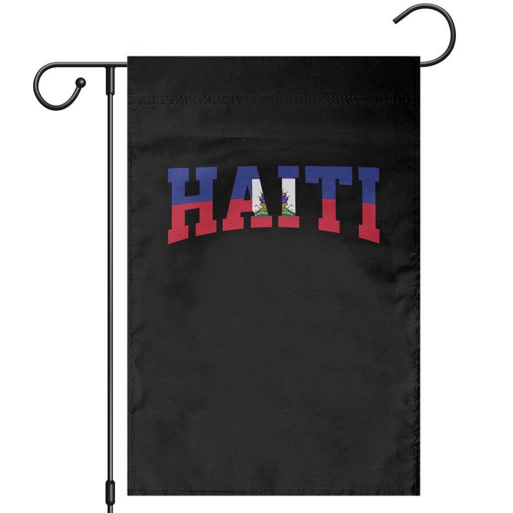 Vintage Haiti Garden Flag Varsity Haitian Flag Classic Haitian Pride College Style