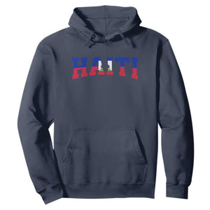 Vintage Haiti Hoodie Varsity Haitian Flag Classic Haitian Pride College Style