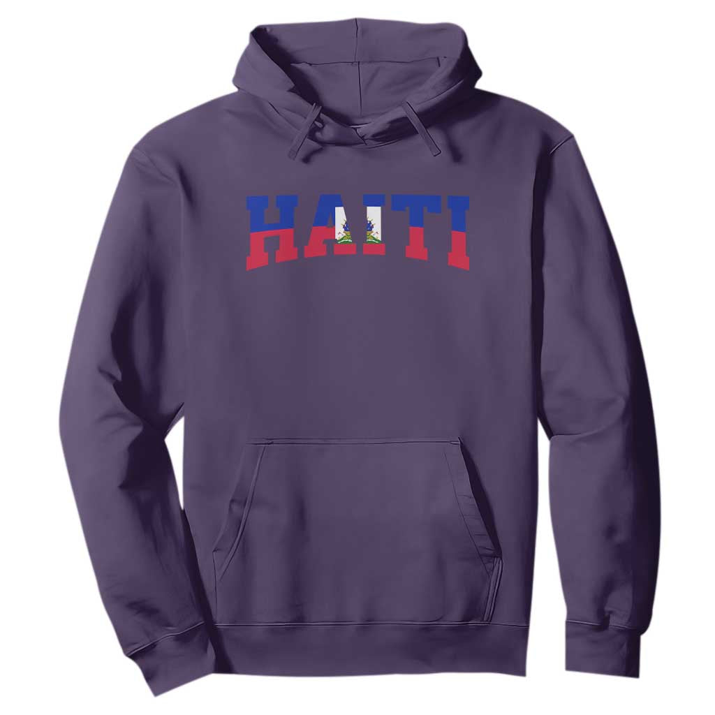 Vintage Haiti Hoodie Varsity Haitian Flag Classic Haitian Pride College Style