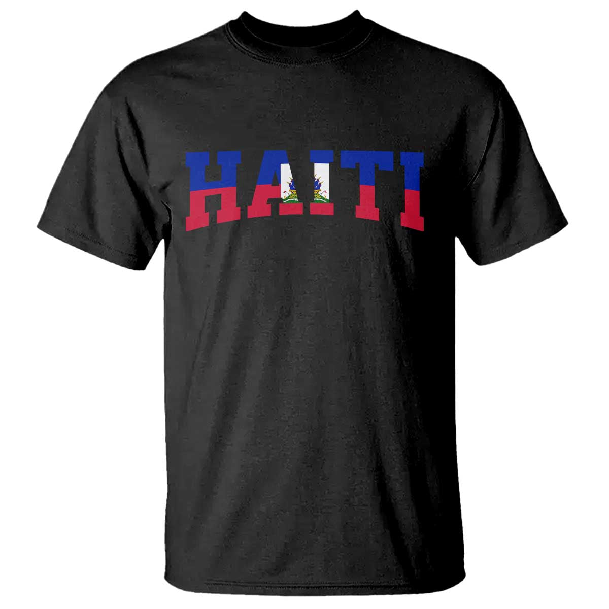 Vintage Haiti T Shirt Varsity Haitian Flag Classic Haitian Pride College Style