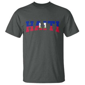 Vintage Haiti T Shirt Varsity Haitian Flag Classic Haitian Pride College Style