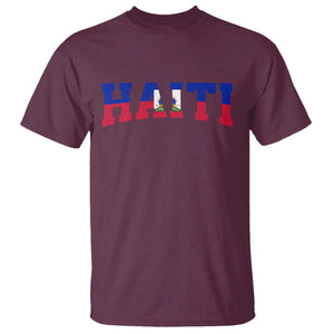 Vintage Haiti T Shirt Varsity Haitian Flag Classic Haitian Pride College Style